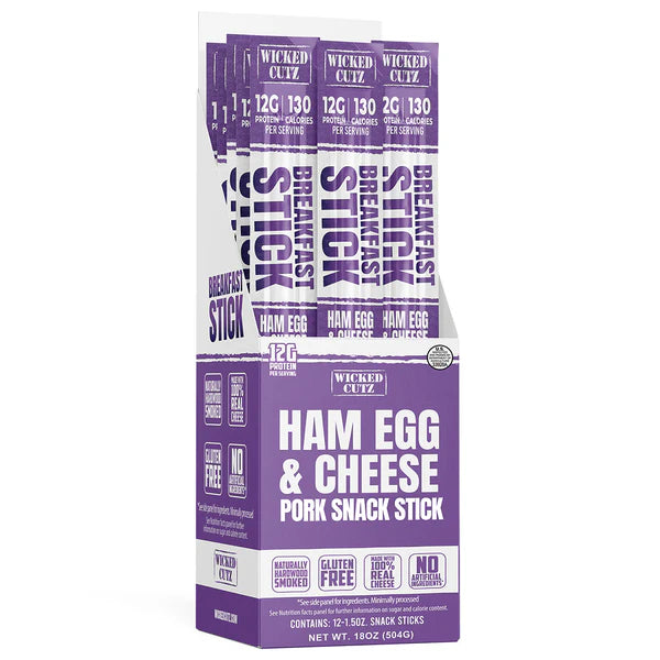 Ham, Egg, & Cheese Breakfast Sticks