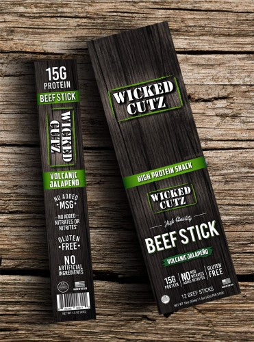 Volcanic Jalapeño Beef Sticks